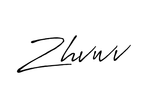 How to make Zhvwv name signature. Use Antro_Vectra_Bolder style for creating short signs online. This is the latest handwritten sign. Zhvwv signature style 7 images and pictures png