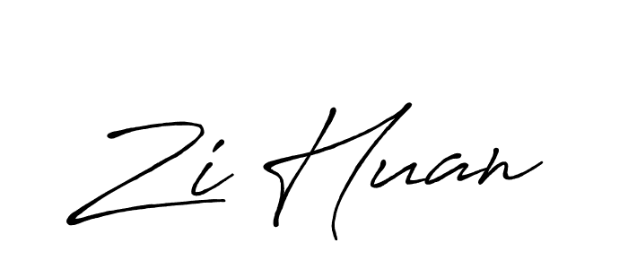 Also You can easily find your signature by using the search form. We will create Zi Huan name handwritten signature images for you free of cost using Antro_Vectra_Bolder sign style. Zi Huan signature style 7 images and pictures png