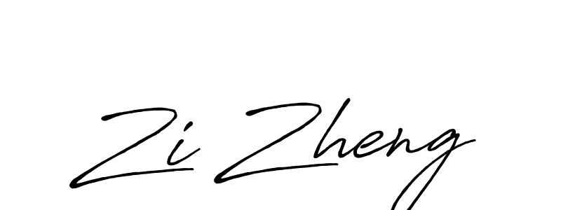 Also You can easily find your signature by using the search form. We will create Zi Zheng name handwritten signature images for you free of cost using Antro_Vectra_Bolder sign style. Zi Zheng signature style 7 images and pictures png