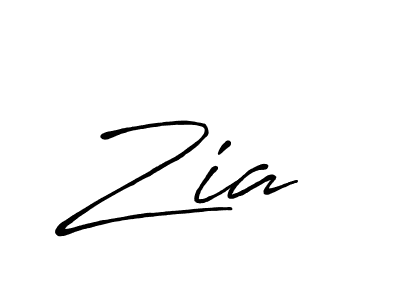 Design your own signature with our free online signature maker. With this signature software, you can create a handwritten (Antro_Vectra_Bolder) signature for name Zia . Zia  signature style 7 images and pictures png