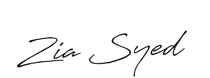 if you are searching for the best signature style for your name Zia Syed. so please give up your signature search. here we have designed multiple signature styles  using Antro_Vectra_Bolder. Zia Syed signature style 7 images and pictures png