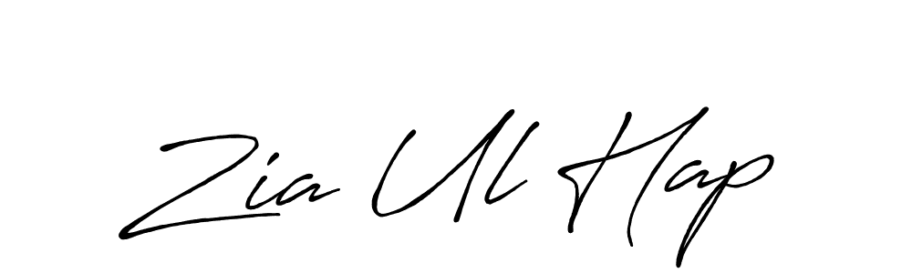 Also we have Zia Ul Hap name is the best signature style. Create professional handwritten signature collection using Antro_Vectra_Bolder autograph style. Zia Ul Hap signature style 7 images and pictures png
