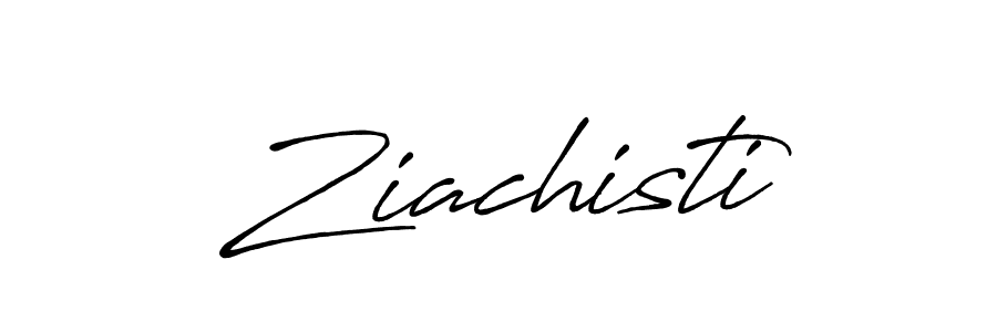 Make a beautiful signature design for name Ziachisti. With this signature (Antro_Vectra_Bolder) style, you can create a handwritten signature for free. Ziachisti signature style 7 images and pictures png