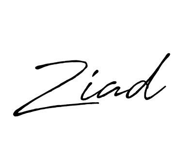 Use a signature maker to create a handwritten signature online. With this signature software, you can design (Antro_Vectra_Bolder) your own signature for name Ziad. Ziad signature style 7 images and pictures png