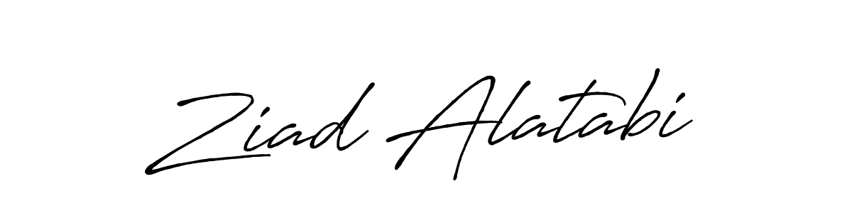 Also You can easily find your signature by using the search form. We will create Ziad Alatabi name handwritten signature images for you free of cost using Antro_Vectra_Bolder sign style. Ziad Alatabi signature style 7 images and pictures png