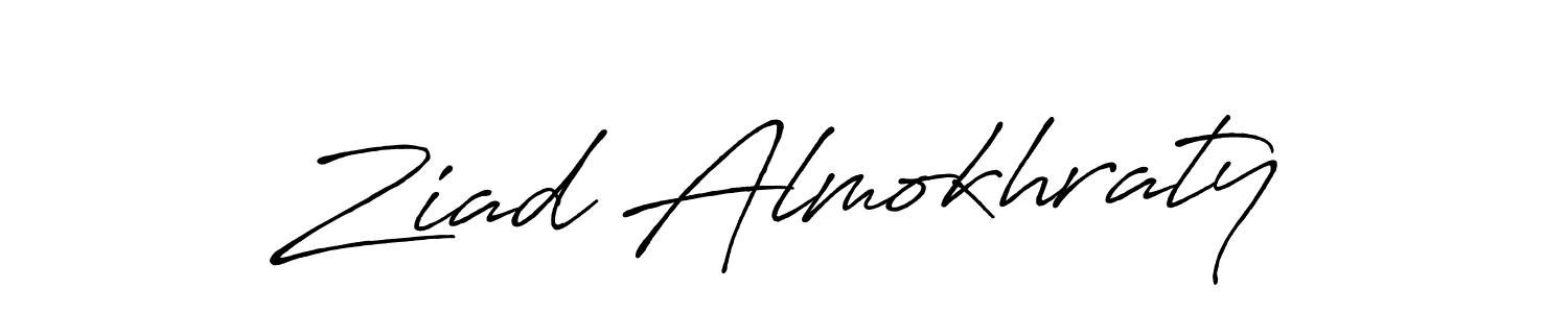 Antro_Vectra_Bolder is a professional signature style that is perfect for those who want to add a touch of class to their signature. It is also a great choice for those who want to make their signature more unique. Get Ziad Almokhraty name to fancy signature for free. Ziad Almokhraty signature style 7 images and pictures png
