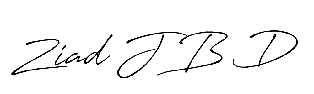 You should practise on your own different ways (Antro_Vectra_Bolder) to write your name (Ziad J B D) in signature. don't let someone else do it for you. Ziad J B D signature style 7 images and pictures png