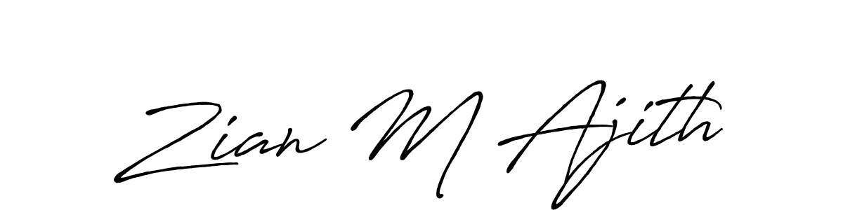 You should practise on your own different ways (Antro_Vectra_Bolder) to write your name (Zian M Ajith) in signature. don't let someone else do it for you. Zian M Ajith signature style 7 images and pictures png