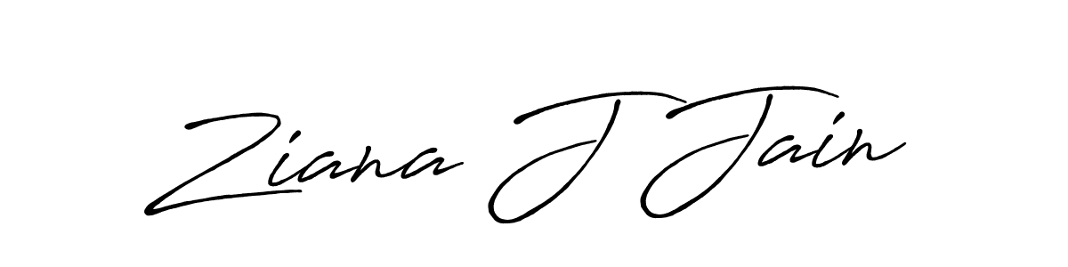 It looks lik you need a new signature style for name Ziana J Jain. Design unique handwritten (Antro_Vectra_Bolder) signature with our free signature maker in just a few clicks. Ziana J Jain signature style 7 images and pictures png