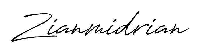 The Antro_Vectra_Bolder font gives name Zianmidrian a signature that looks effortless yet distinguished. Download high-res PNG instantly. Zianmidrian signature style 7 images and pictures png
