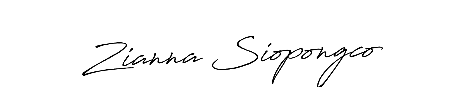 Once you've used our free online signature maker to create your best signature Antro_Vectra_Bolder style, it's time to enjoy all of the benefits that Zianna Siopongco name signing documents. Zianna Siopongco signature style 7 images and pictures png