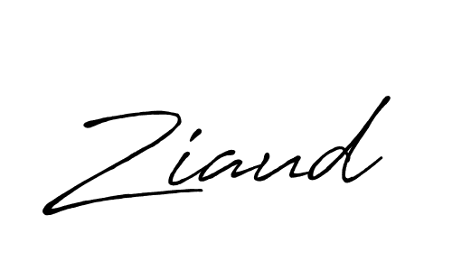 Create a beautiful signature design for name Ziaud. With this signature (Antro_Vectra_Bolder) fonts, you can make a handwritten signature for free. Ziaud signature style 7 images and pictures png