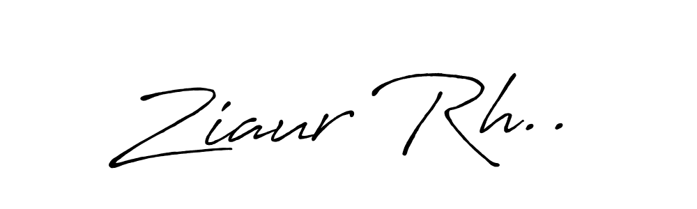 How to Draw Ziaur Rh.. signature style? Antro_Vectra_Bolder is a latest design signature styles for name Ziaur Rh... Ziaur Rh.. signature style 7 images and pictures png