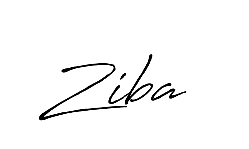 The best way (Antro_Vectra_Bolder) to make a short signature is to pick only two or three words in your name. The name Ziba  include a total of six letters. For converting this name. Ziba  signature style 7 images and pictures png