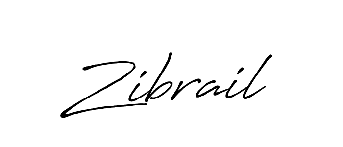 Design your own signature with our free online signature maker. With this signature software, you can create a handwritten (Antro_Vectra_Bolder) signature for name Zibrail. Zibrail signature style 7 images and pictures png