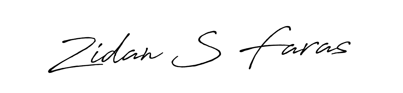 Best and Professional Signature Style for Zidan S Faras. Antro_Vectra_Bolder Best Signature Style Collection. Zidan S Faras signature style 7 images and pictures png