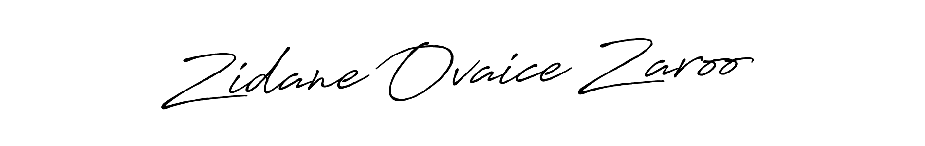 Antro_Vectra_Bolder is a professional signature style that is perfect for those who want to add a touch of class to their signature. It is also a great choice for those who want to make their signature more unique. Get Zidane Ovaice Zaroo name to fancy signature for free. Zidane Ovaice Zaroo signature style 7 images and pictures png