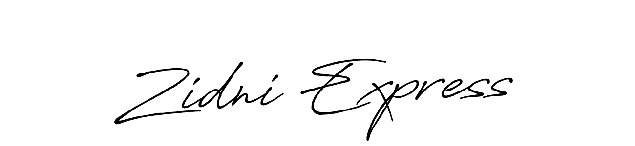 Best and Professional Signature Style for Zidni Express. Antro_Vectra_Bolder Best Signature Style Collection. Zidni Express signature style 7 images and pictures png