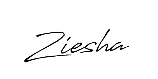 How to make Ziesha signature? Antro_Vectra_Bolder is a professional autograph style. Create handwritten signature for Ziesha name. Ziesha signature style 7 images and pictures png