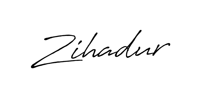 Also You can easily find your signature by using the search form. We will create Zihadur name handwritten signature images for you free of cost using Antro_Vectra_Bolder sign style. Zihadur signature style 7 images and pictures png
