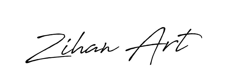 Design your own signature with our free online signature maker. With this signature software, you can create a handwritten (Antro_Vectra_Bolder) signature for name Zihan Art. Zihan Art signature style 7 images and pictures png