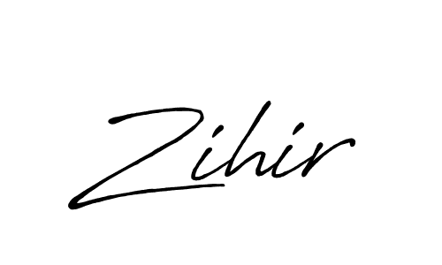 Best and Professional Signature Style for Zihir. Antro_Vectra_Bolder Best Signature Style Collection. Zihir signature style 7 images and pictures png