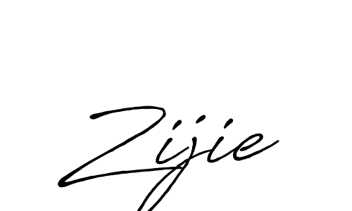 Once you've used our free online signature maker to create your best signature Antro_Vectra_Bolder style, it's time to enjoy all of the benefits that Zijie name signing documents. Zijie signature style 7 images and pictures png