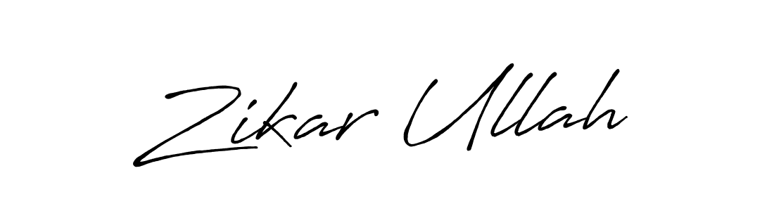 Make a beautiful signature design for name Zikar Ullah. Use this online signature maker to create a handwritten signature for free. Zikar Ullah signature style 7 images and pictures png