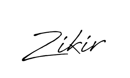 Also we have Zikir name is the best signature style. Create professional handwritten signature collection using Antro_Vectra_Bolder autograph style. Zikir signature style 7 images and pictures png