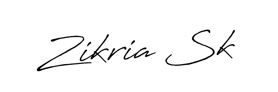 if you are searching for the best signature style for your name Zikria Sk. so please give up your signature search. here we have designed multiple signature styles  using Antro_Vectra_Bolder. Zikria Sk signature style 7 images and pictures png