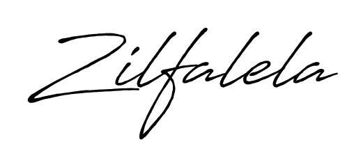 Create a personalized artistic stamp with Zilfalela in Antro_Vectra_Bolder font. Perfect for visual artists, designers, and influencers. Zilfalela signature style 7 images and pictures png