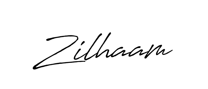 if you are searching for the best signature style for your name Zilhaam. so please give up your signature search. here we have designed multiple signature styles  using Antro_Vectra_Bolder. Zilhaam signature style 7 images and pictures png