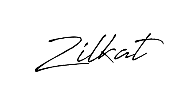 Design your own signature with our free online signature maker. With this signature software, you can create a handwritten (Antro_Vectra_Bolder) signature for name Zilkat. Zilkat signature style 7 images and pictures png