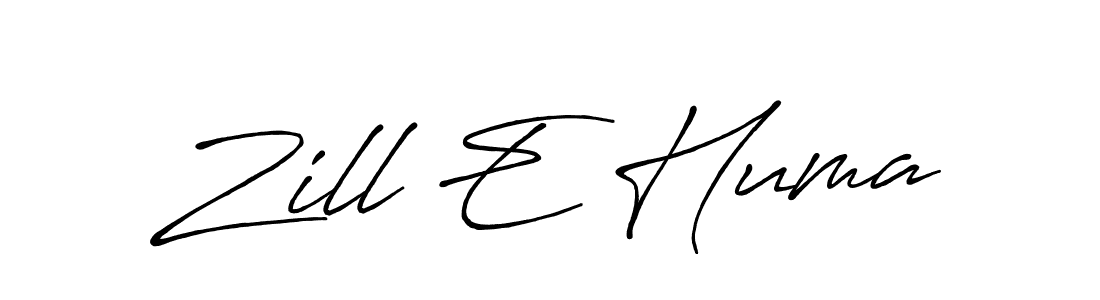 You should practise on your own different ways (Antro_Vectra_Bolder) to write your name (Zill E Huma) in signature. don't let someone else do it for you. Zill E Huma signature style 7 images and pictures png