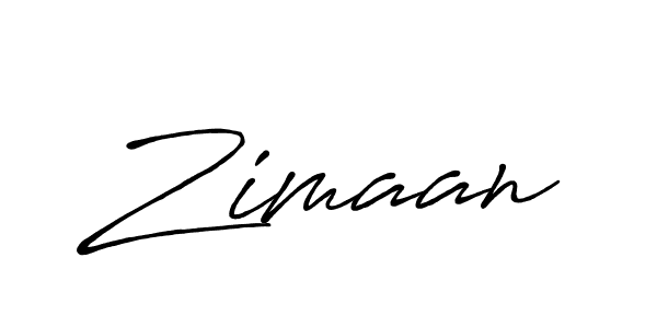 How to make Zimaan signature? Antro_Vectra_Bolder is a professional autograph style. Create handwritten signature for Zimaan name. Zimaan signature style 7 images and pictures png
