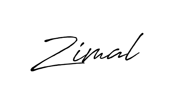 How to make Zimal  signature? Antro_Vectra_Bolder is a professional autograph style. Create handwritten signature for Zimal  name. Zimal  signature style 7 images and pictures png