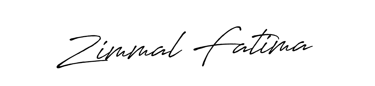 How to Draw Zimmal Fatima signature style? Antro_Vectra_Bolder is a latest design signature styles for name Zimmal Fatima. Zimmal Fatima signature style 7 images and pictures png