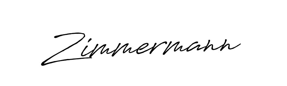 Create a beautiful signature design for name Zimmermann. With this signature (Antro_Vectra_Bolder) fonts, you can make a handwritten signature for free. Zimmermann signature style 7 images and pictures png