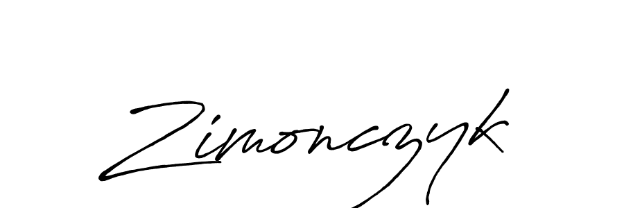 Design your own signature with our free online signature maker. With this signature software, you can create a handwritten (Antro_Vectra_Bolder) signature for name Zimonczyk. Zimonczyk signature style 7 images and pictures png