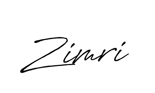 Zimri stylish signature style. Best Handwritten Sign (Antro_Vectra_Bolder) for my name. Handwritten Signature Collection Ideas for my name Zimri. Zimri signature style 7 images and pictures png