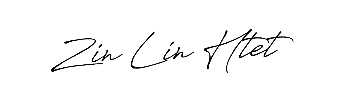 Make a beautiful signature design for name Zin Lin Htet. With this signature (Antro_Vectra_Bolder) style, you can create a handwritten signature for free. Zin Lin Htet signature style 7 images and pictures png