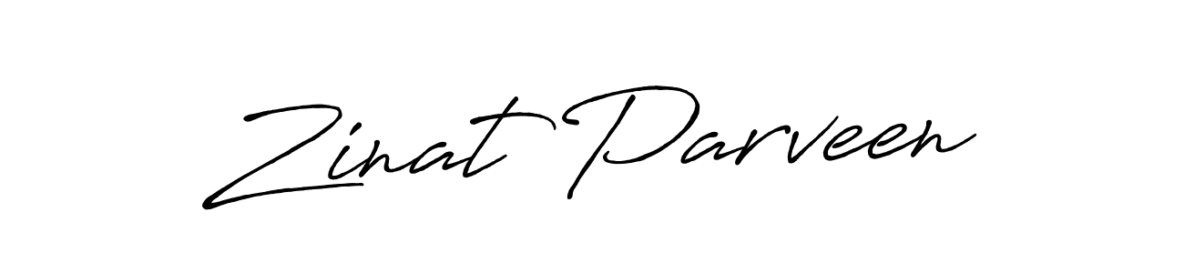 if you are searching for the best signature style for your name Zinat Parveen. so please give up your signature search. here we have designed multiple signature styles  using Antro_Vectra_Bolder. Zinat Parveen signature style 7 images and pictures png
