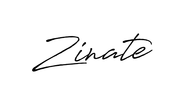 Use a signature maker to create a handwritten signature online. With this signature software, you can design (Antro_Vectra_Bolder) your own signature for name Zinate. Zinate signature style 7 images and pictures png