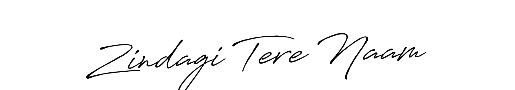 The best way (Antro_Vectra_Bolder) to make a short signature is to pick only two or three words in your name. The name Zindagi Tere Naam include a total of six letters. For converting this name. Zindagi Tere Naam signature style 7 images and pictures png