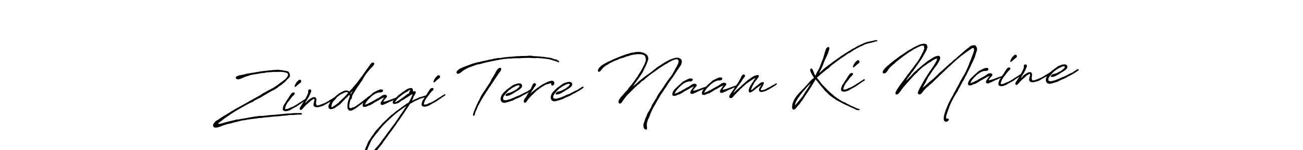 This is the best signature style for the Zindagi Tere Naam Ki Maine name. Also you like these signature font (Antro_Vectra_Bolder). Mix name signature. Zindagi Tere Naam Ki Maine signature style 7 images and pictures png