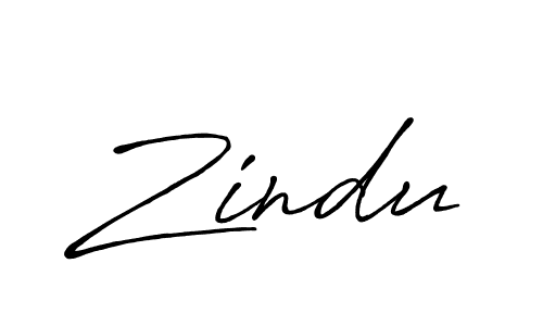 How to make Zindu name signature. Use Antro_Vectra_Bolder style for creating short signs online. This is the latest handwritten sign. Zindu signature style 7 images and pictures png