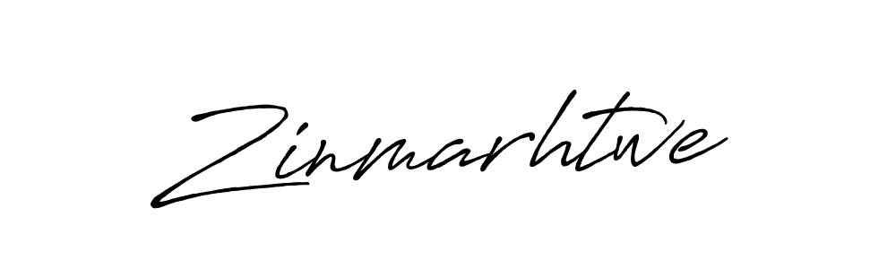 How to Draw Zinmarhtwe signature style? Antro_Vectra_Bolder is a latest design signature styles for name Zinmarhtwe. Zinmarhtwe signature style 7 images and pictures png