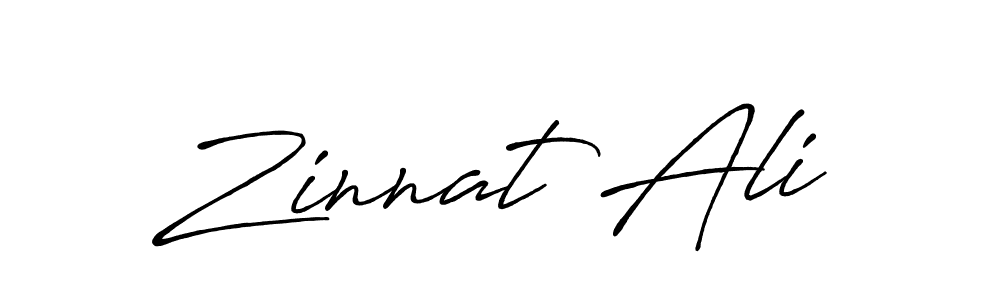 How to make Zinnat Ali signature? Antro_Vectra_Bolder is a professional autograph style. Create handwritten signature for Zinnat Ali name. Zinnat Ali signature style 7 images and pictures png