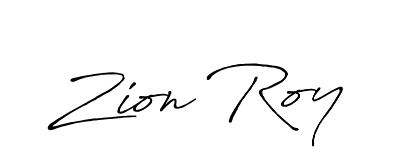 It looks lik you need a new signature style for name Zion Roy. Design unique handwritten (Antro_Vectra_Bolder) signature with our free signature maker in just a few clicks. Zion Roy signature style 7 images and pictures png