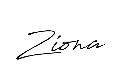 Make a beautiful signature design for name Ziona. Use this online signature maker to create a handwritten signature for free. Ziona signature style 7 images and pictures png